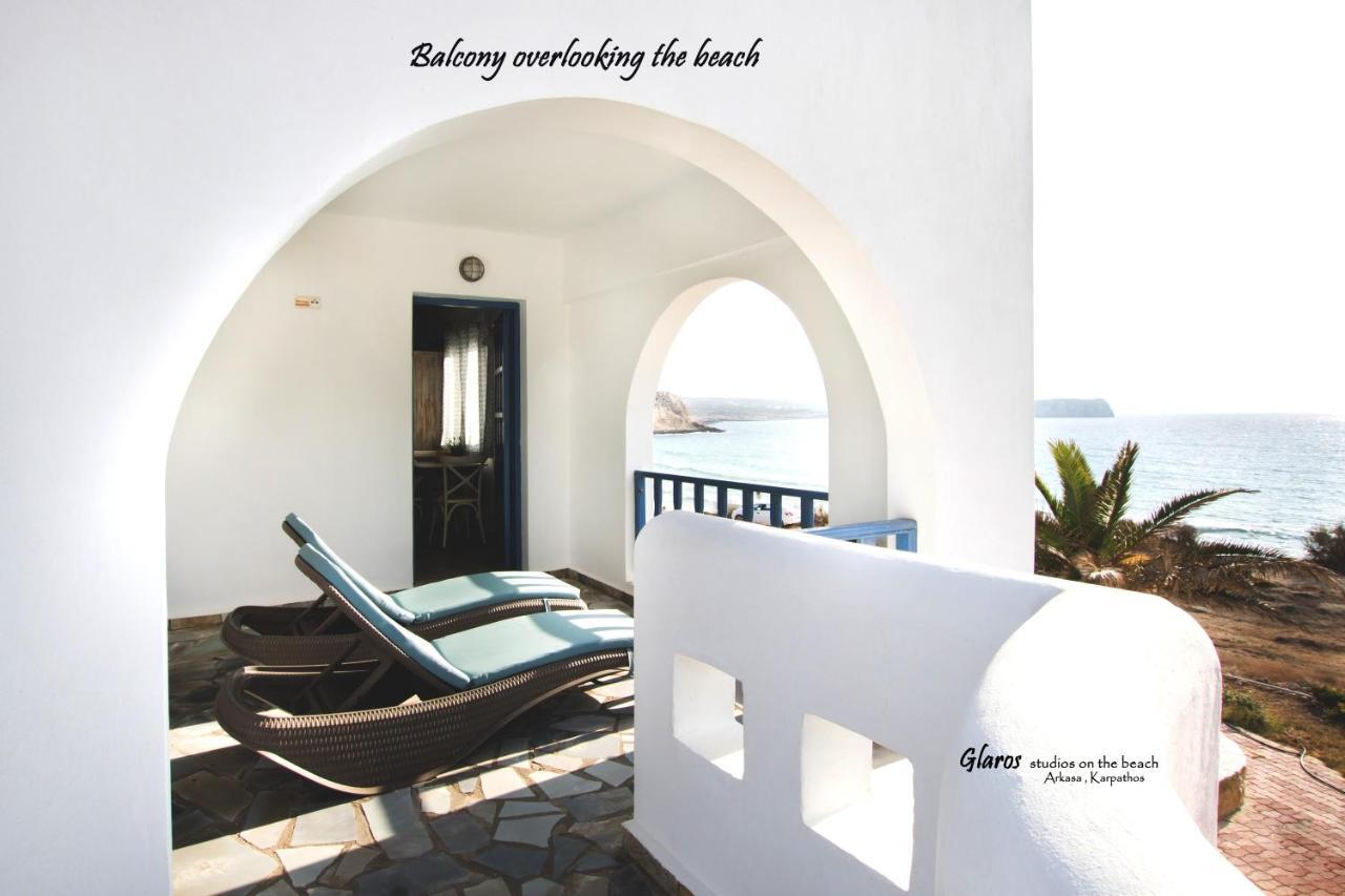 דירות ארקסה Glaros Luxury Studio On The Beach מראה חיצוני תמונה