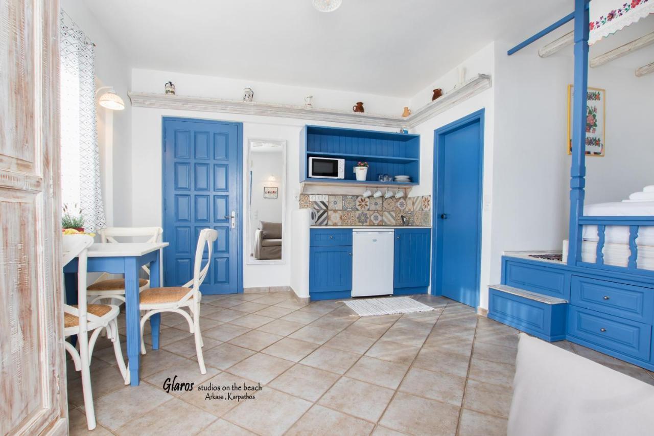 דירות ארקסה Glaros Luxury Studio On The Beach מראה חיצוני תמונה
