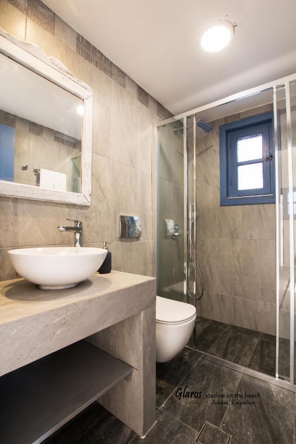 דירות ארקסה Glaros Luxury Studio On The Beach מראה חיצוני תמונה